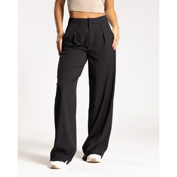 Ptula Tailored Wide Leg Baggy Pant Breathable Lightweight Contemporary Office XL - Picture 2 of 9